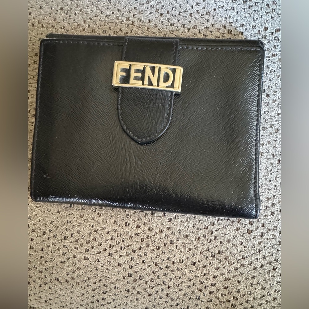 Gently Used Black Fendi Wallet